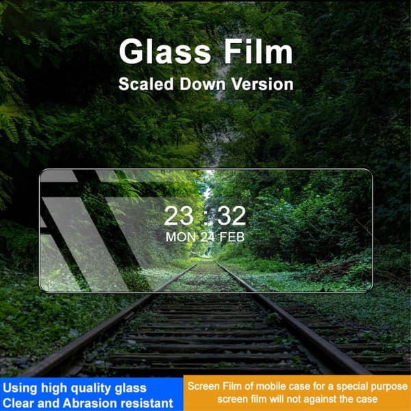 IMAK Galaxy Z Fold 5 Skärmskydd Härdat Glas Svart