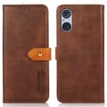 Miniatyrbild 1 av 6: KHAZNEH Sony Xperia 5 V Fodral Dual-Color Brun