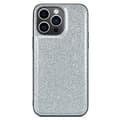 Miniatyrbild 6 av 10: DG.MING iPhone 14 Pro Skal Läder Glitter Silver