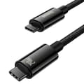 Miniatyrbild 1 av 6: Baseus 1m 240W USB-C - USB-C Kabel Tungsten Gold Series Svart