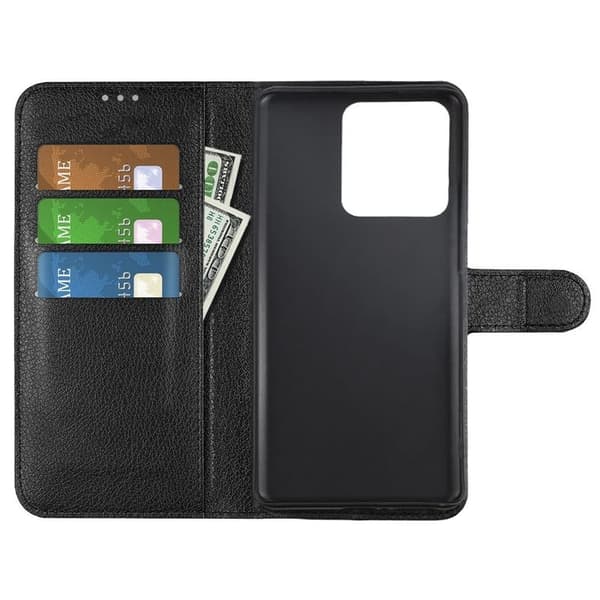 Motorola Moto Edge 40 Plånboksfodral med Stativ - Svart