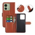 Miniatyrbild 5 av 5: Motorola Moto Edge 40 Plånboksfodral med Stativ - Brun