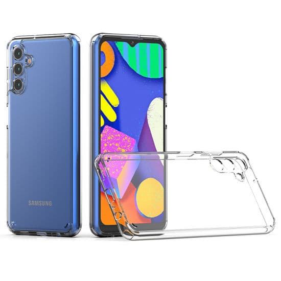 Samsung S22 Stöttåligt Skal med Förstärkta Hörn Transparent