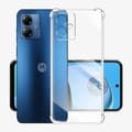 Miniatyrbild 1 av 3: Motorola Moto G54 5G Stöttåligt Skal med Förstärkta Hörn Transparent