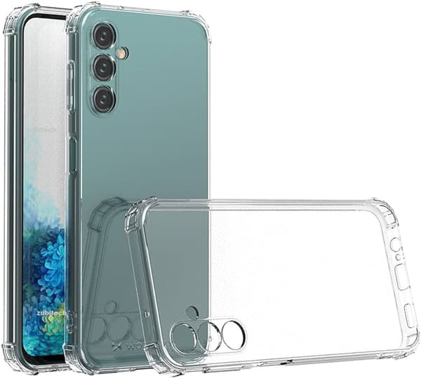 Samsung A14 4G/5G Stöttåligt Skal med Förstärkta Hörn Transparent