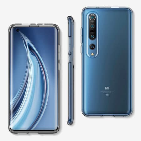 Xiaomi 10/ 10 Pro Stöttåligt Skal med Förstärkta Hörn Transparent