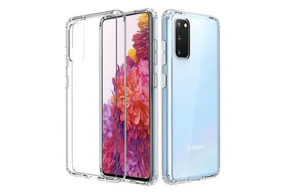 Samsung S20 Lite Stöttåligt Skal med Förstärkta Hörn Transparent