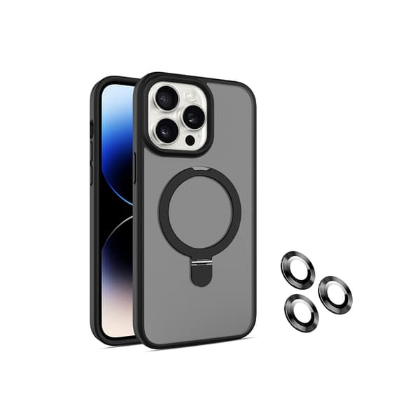 INF iPhone magnetfodral med linsskydd, stötsäker, stödjer Magsafe iPhone 15 Plus