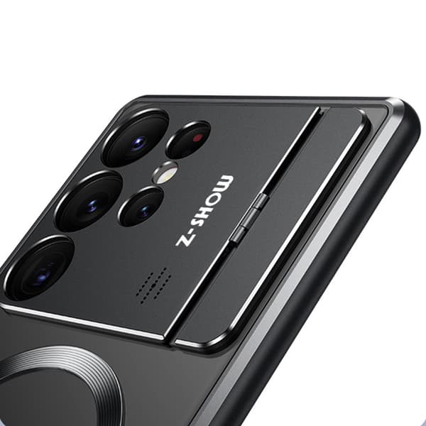 Aromaterapeutisk telefontaske til Samsung med Magnetisk suge foldebeslag Samsung Galaxy S23 Ultra