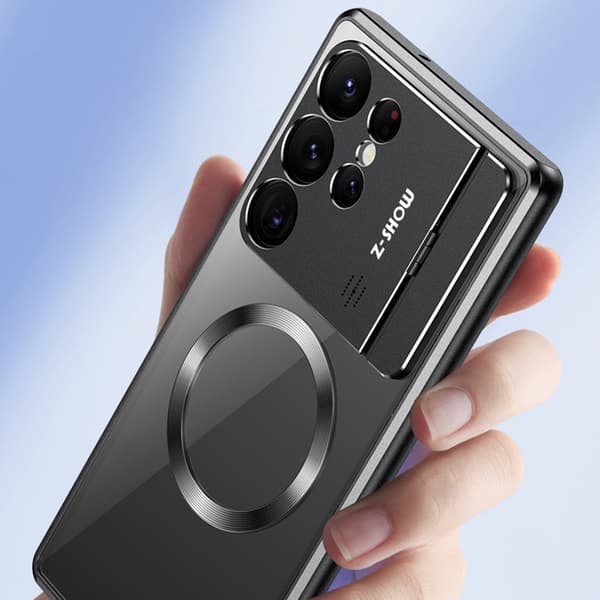 Aromaterapeutisk telefontaske til Samsung med Magnetisk suge foldebeslag Samsung Galaxy S22 Ultra