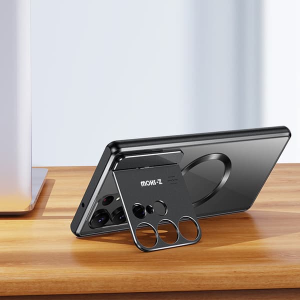 Aromaterapeutisk telefontaske til Samsung med Magnetisk suge foldebeslag Samsung Galaxy S22 Ultra