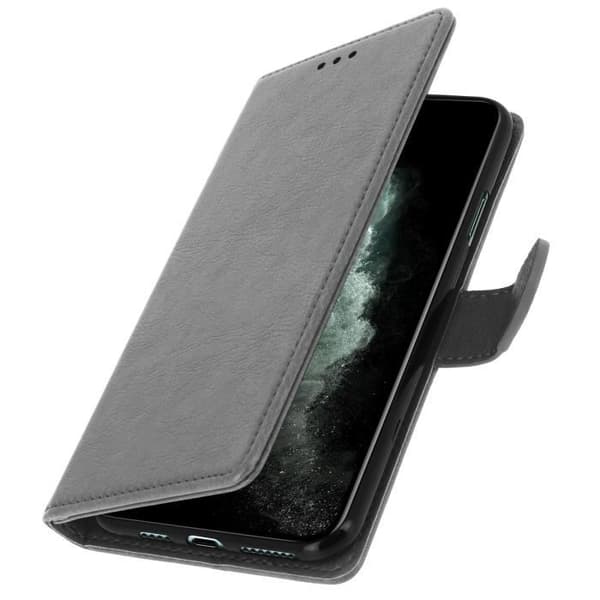 Ärende - AVIZAR - iPhone 11 Pro Max - Hel skyddsväska - Kortfack - Stödfunktion Grå