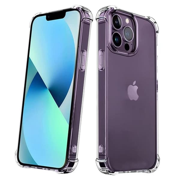 iPhone 15 Pro Max- Silikone stødsikkert cover ekstra stødsikkert