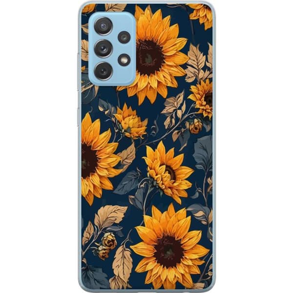 Samsung Galaxy A52 5G Gennemsigtig cover Solsikker