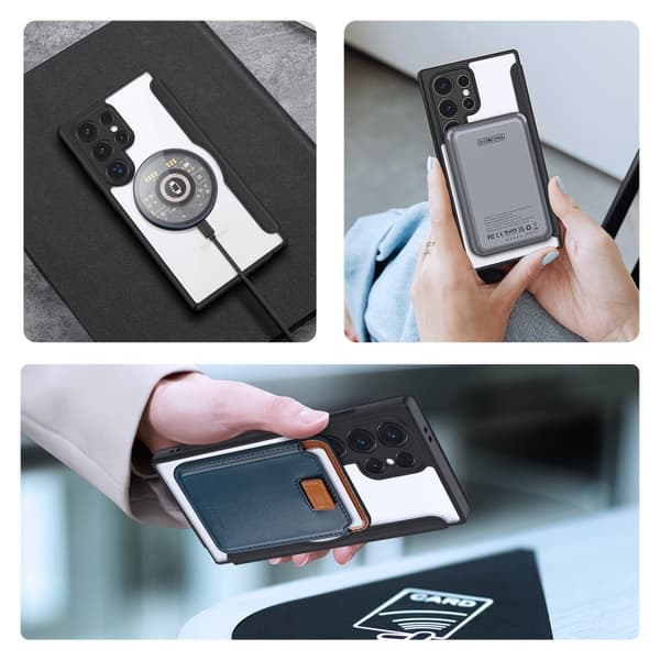 DUX DUCIS Samsung Galaxy S24 Ultra Kotelo Skin X Pro Series MagSafe Musta