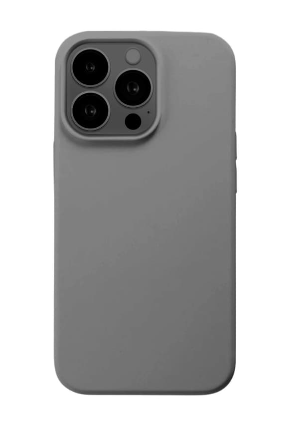 Silikonskal till iPhone 12 Pro Max Askgrå