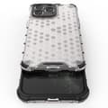Miniatyrbild 5 av 5: Honeycomb Hybrid Skal iPhone 14 Pro - Transparent/Svart