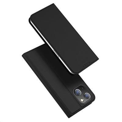 Dux Ducis Skin Pro Flip Fodral med Korthållare iPhone 15 - Svart