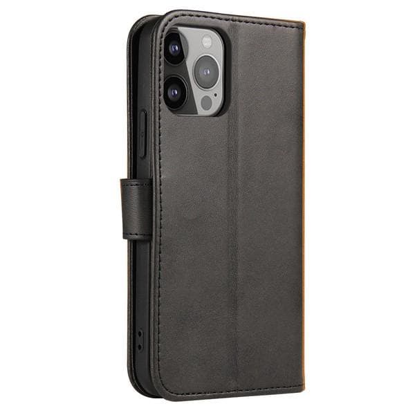 Magnet Case Flip Fodral med Ställ iPhone 15 Plus - Svart
