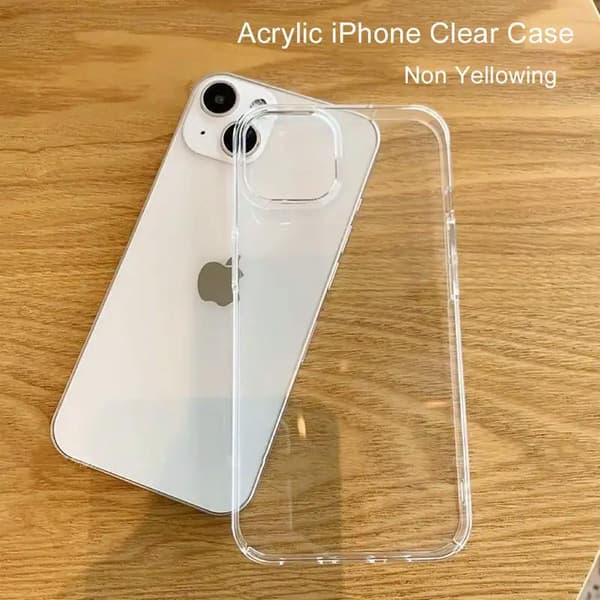 Hårdt klart iPhone 15-etui