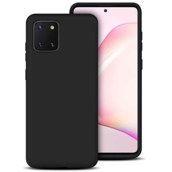 Fodral - Samsung - Galaxy Note 10 Lite - Silikon - Halvstyv - Svart