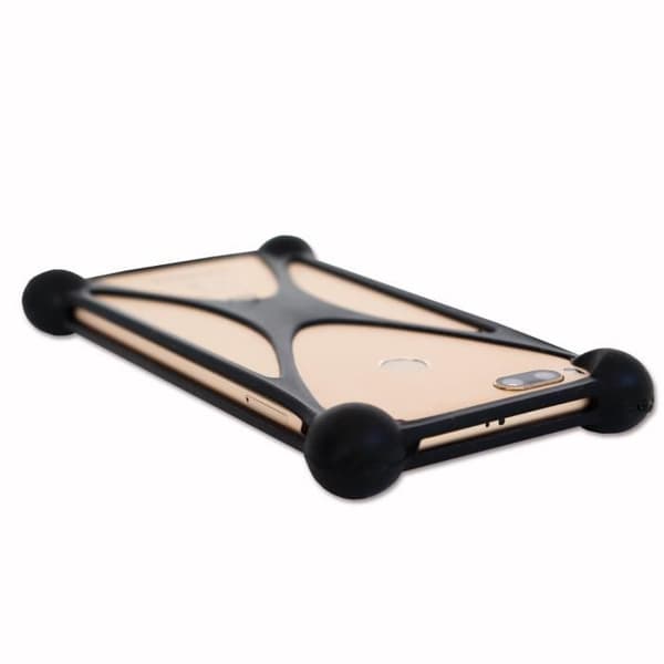 Stötsäker Bumper Case för Realme 7i Helio G85 Super Silicon Bumper Quality för Realme 7i Helio G85 - SVART