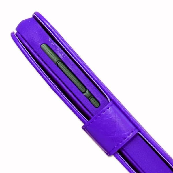 Fodral för Xiaomi Mi 11 Liite eko-läder plånbok format - dubbel invändig flik korthållare magnetisk stängning - LILA