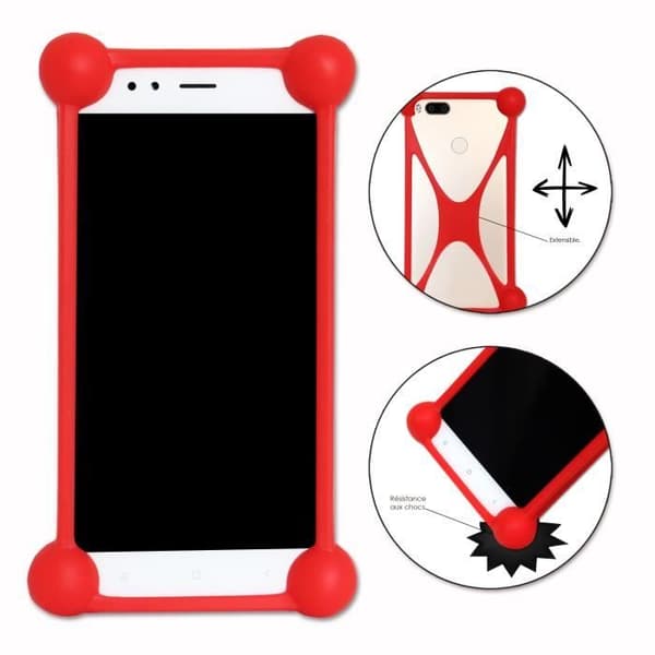 Stötsäkert bumperfodral för Realme Q5i Super Silicon Bumper Quality för Realme Q5i - RÖD