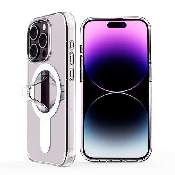 INF Bærbar MagSafe magnetisk telefontaske med stativ til iPhone iPhone 15 Pro
