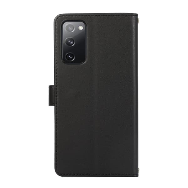Zipper Flip Telefonfodral Plånboksfodral med kreditkortsfack för Samsung Samsung S20 FE