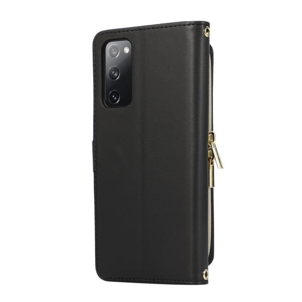INF Zipper Flip Telefonfodral Plånboksfodral med kreditkortsfack för Samsung Samsung S21