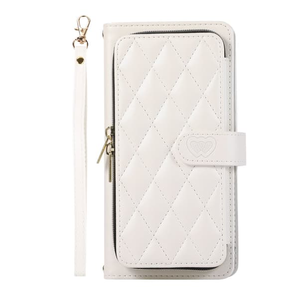 INF Zipper Flip Phone Case Lommebokveske med kredittkortspor Samsung S20 FE