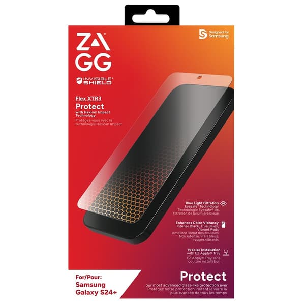 ZAGG InvisibleShield Samsung Galaxy S24 Plus Näytönsuoja Flex XTR3