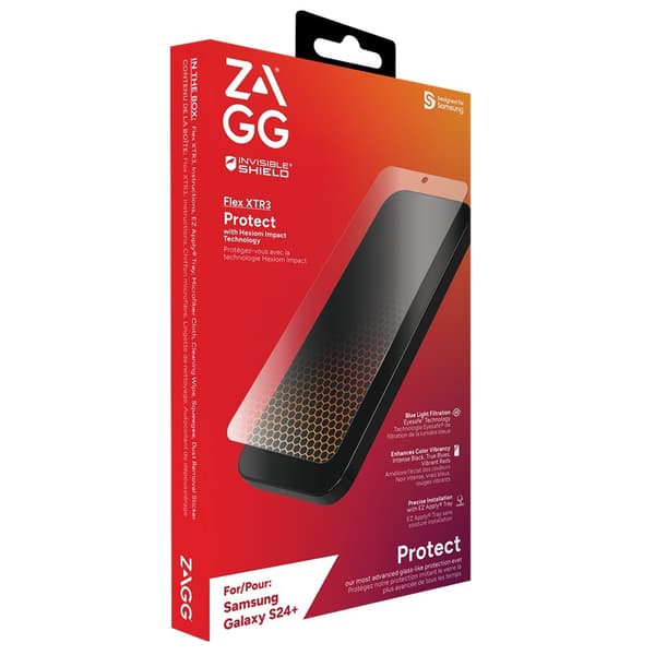 ZAGG InvisibleShield Samsung Galaxy S24 Plus Näytönsuoja Flex XTR3