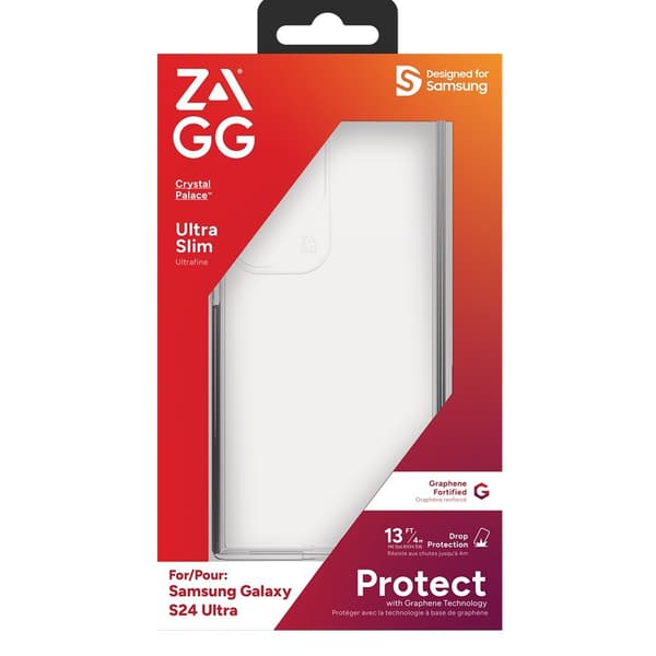 ZAGG Samsung Galaxy S24 Ultra Kuori Crystal Palace Läpinäkyvä