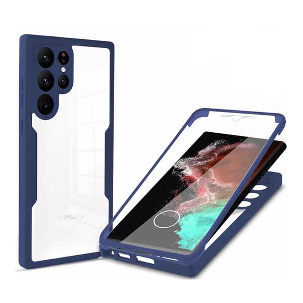 INF TPU-materiale 360° altomfattende mobiltelefonetui til Samsung-telefoner Samsung Galaxy S21