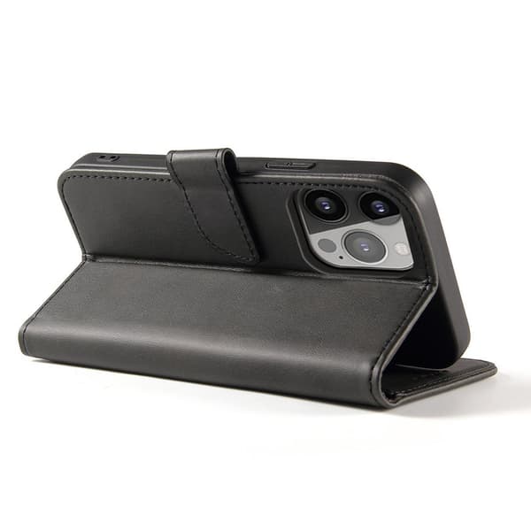 Magnetisk etui med stativ til Honor 90 Pro - Sort