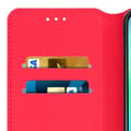 Miniatyrbild 4 av 4: Etui Folio - Honor - 10 - Ekoskinn - Röd - Stödfunktion - Kortficka