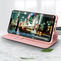 Miniatyrbild 4 av 4: Housse - Oppo - A3 - Ekoklädsel - Kortfack - Stöd funktion - Rosa