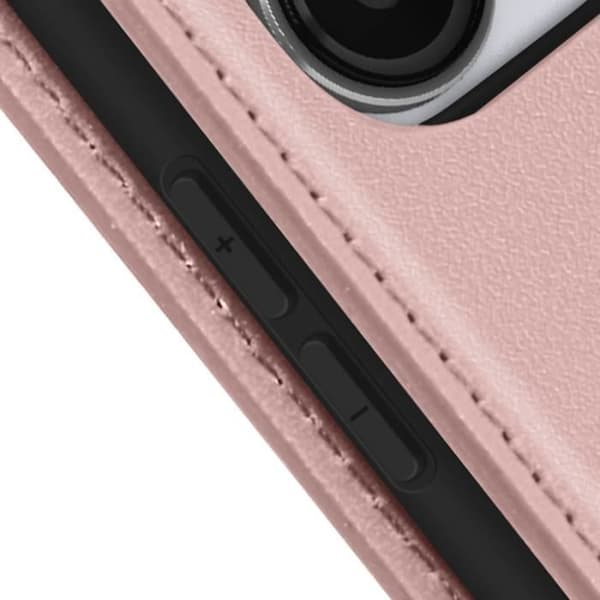 Fodral till Nokia 8.1 - AVIZAR - Korthållare Video Support Magnetic Flip - Rosa