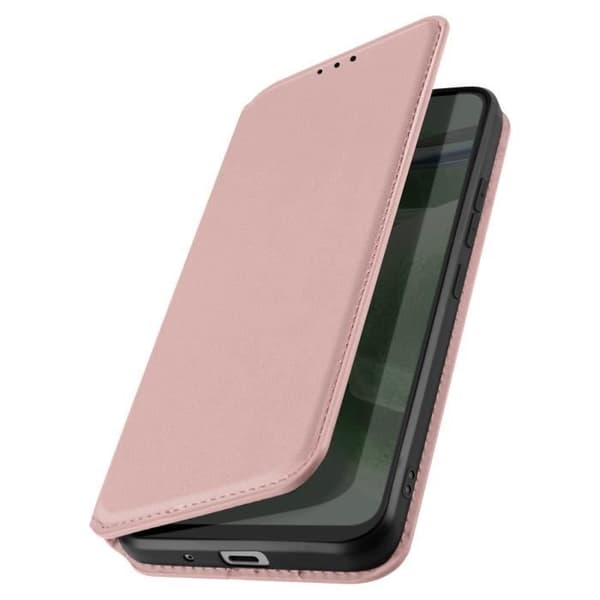 Fodral till Nokia 8.1 - AVIZAR - Korthållare Video Support Magnetic Flip - Rosa