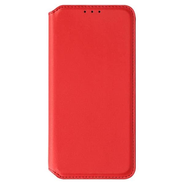 Fodral till Samsung Galaxy S7 - AVIZAR - Röd - Korthållare Video Support Magnetic Flip