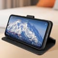 Miniatyrbild 3 av 4: Fodral för Samsung Galaxy S23 FE Flip Wallet Funktion Video Support Svart