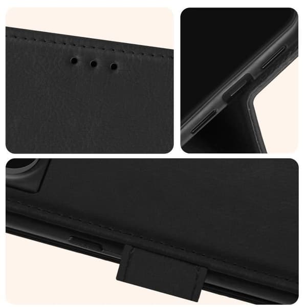 Fodral till Google Pixel 8 - AVIZAR - Chesterfield - Stativfunktion - Svart