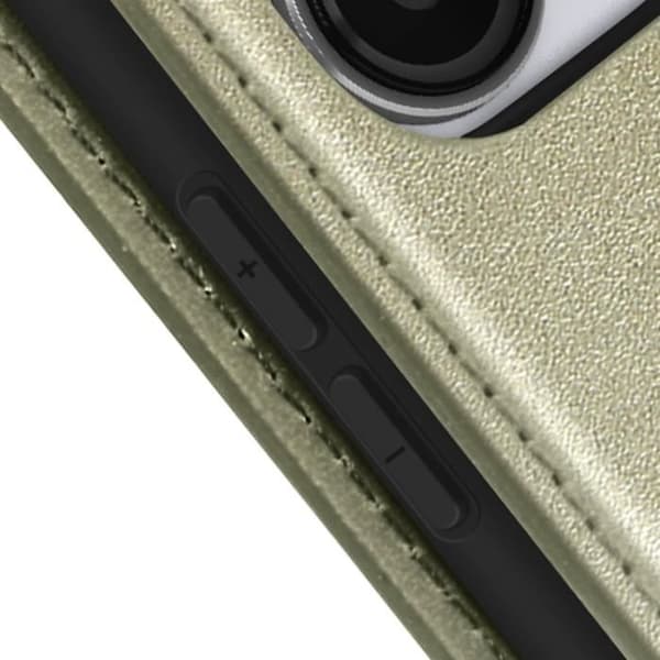 Fodral till Nokia 8 - AVIZAR - Video Support Card Holder - Magnetic Flip - Gul - Styv