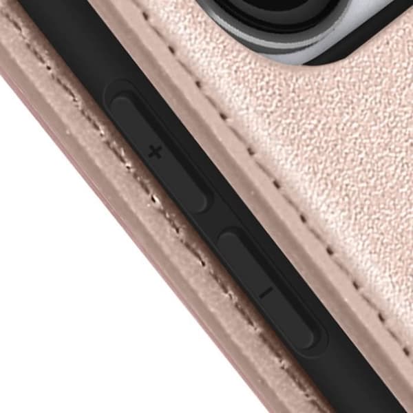 Fodral för Oppo Find X5 lite - AVIZAR - Roséguld - Fullständigt skydd - Videostöd - Kortfack