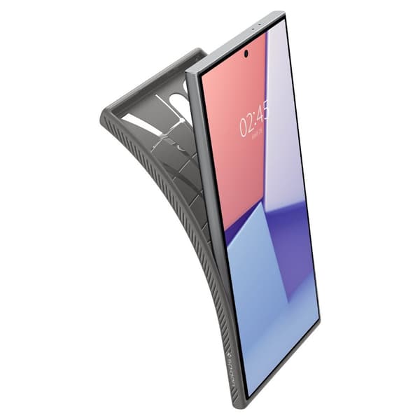 Spigen Samsung Galaxy S24 Ultra Kuori Liquid Air Marble Grey