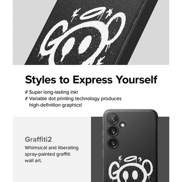 Ringke Samsung Galaxy S24 Plus Onyx Design Graffiti2