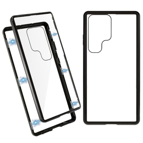 Samsung Galaxy S24 Ultra skal härdat glas - Svart