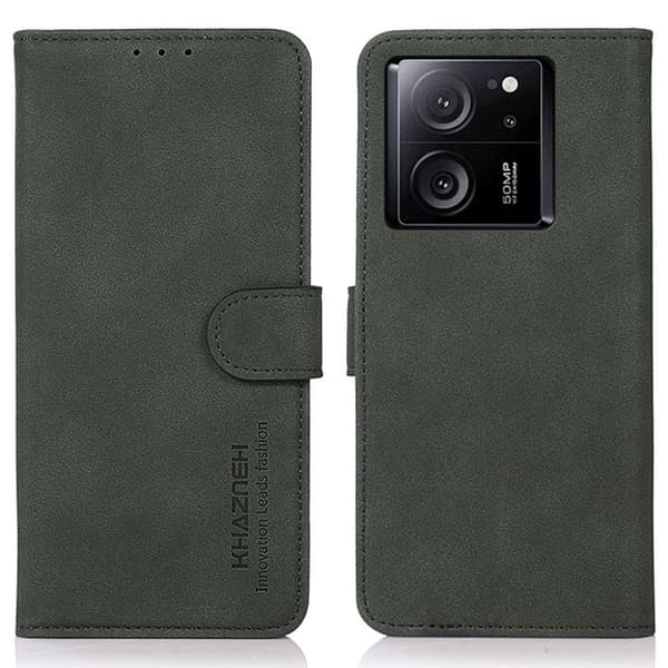 KHAZNEH Xiaomi 13T, 13T Pro, Redmi K60 Ultra telefon fodral - Grön